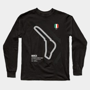 Monza Race Track (B&W) Long Sleeve T-Shirt